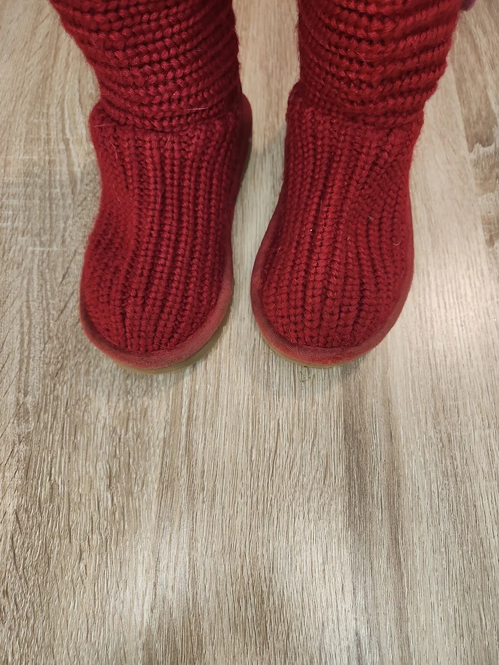 UGG Classic Cardy knit boots